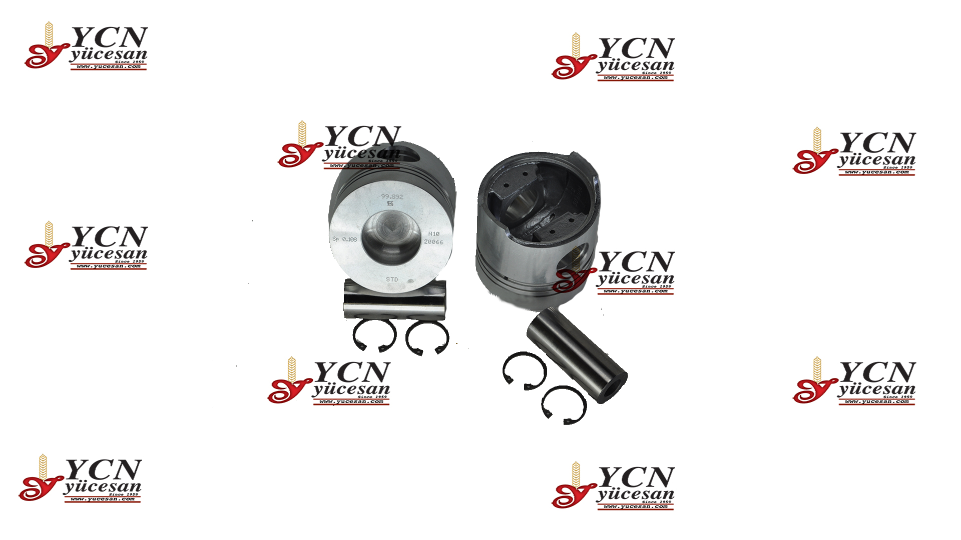 PİSTON SEKMANLI STD 100mm.