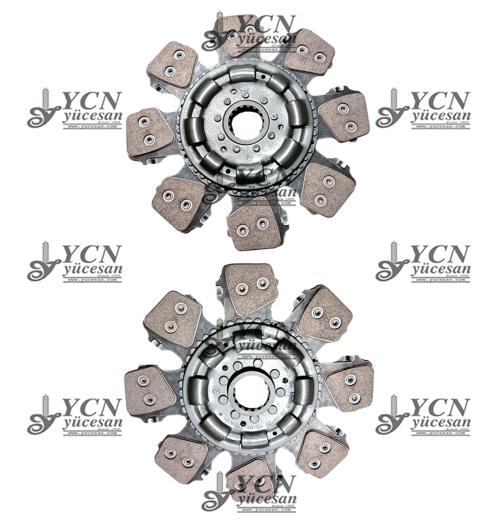 DEBRİYAJ DİSKİ (BRONZ 8 PAD)  16 DİŞ