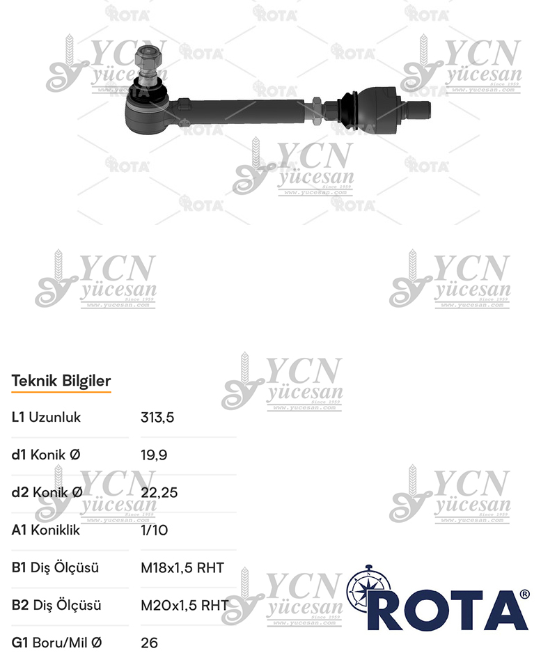 ROTBAŞI+ROTİL TAKIMI (CARRARO) *-