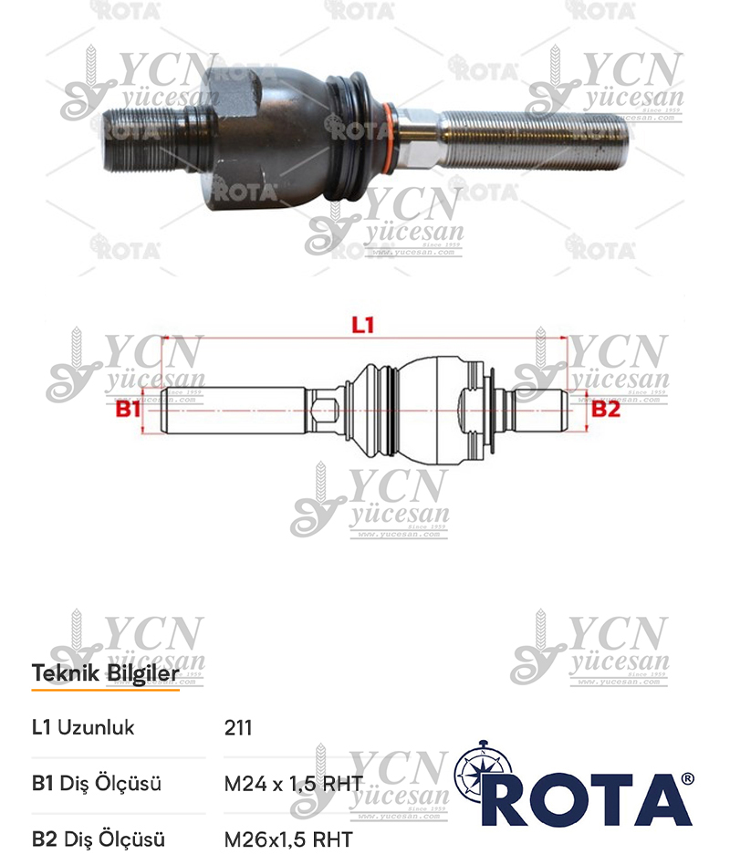 ROT MİLİ (26MM-24MM)