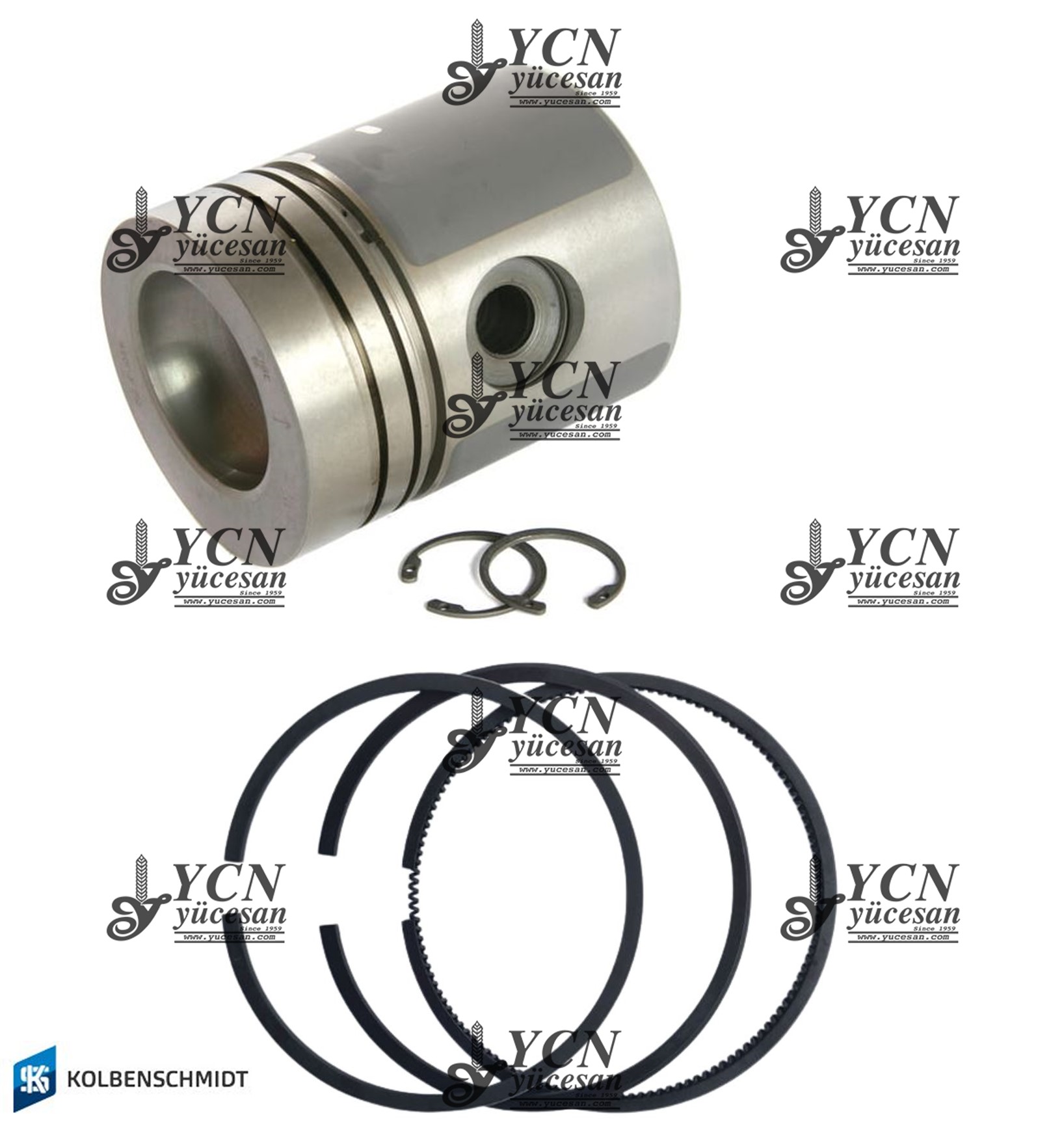 PİSTON SEKMANLI 3 KANAL ÇELİK  Ø;98,48 MM
