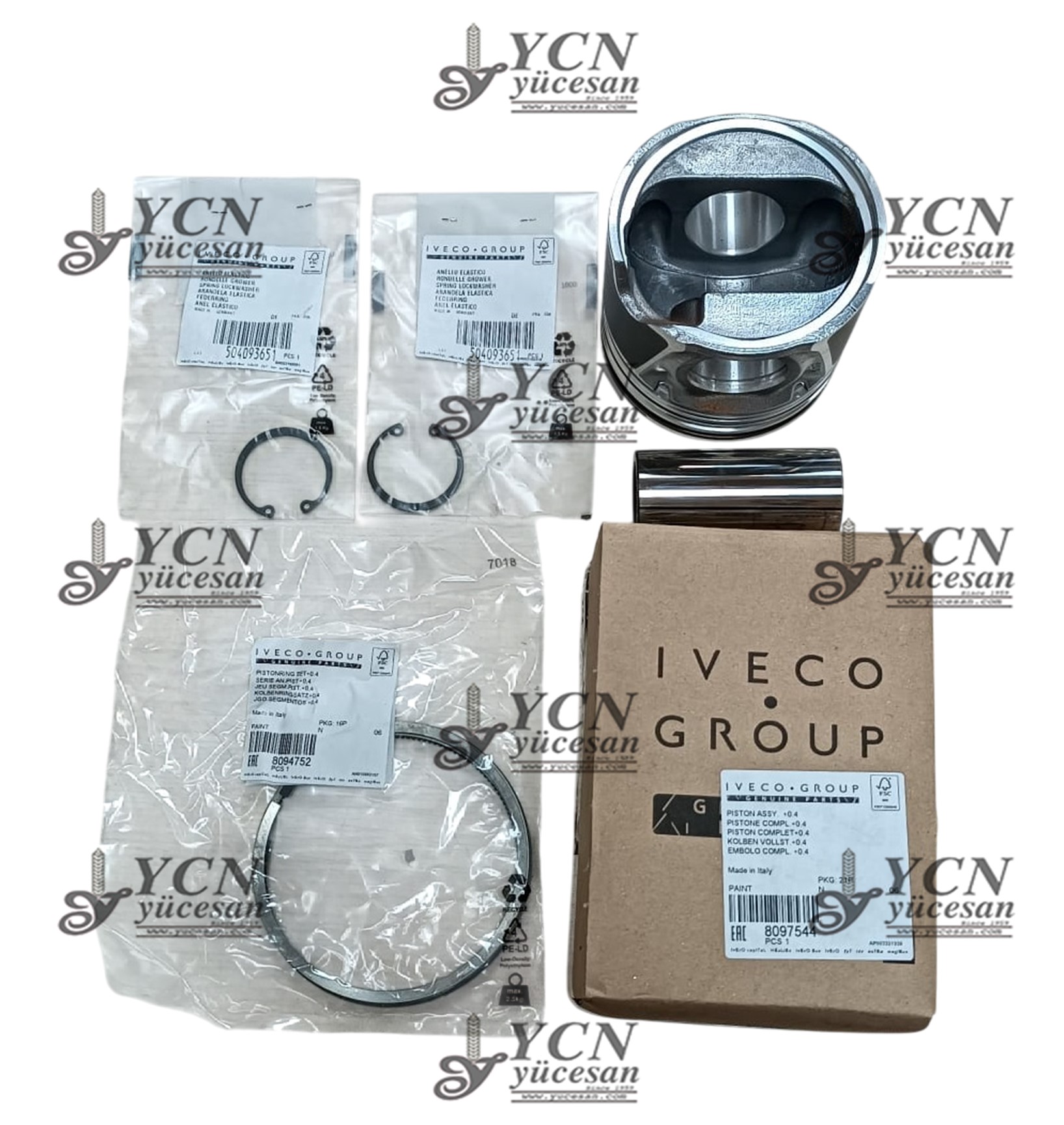 PİSTON KOMPLESİ +0.4