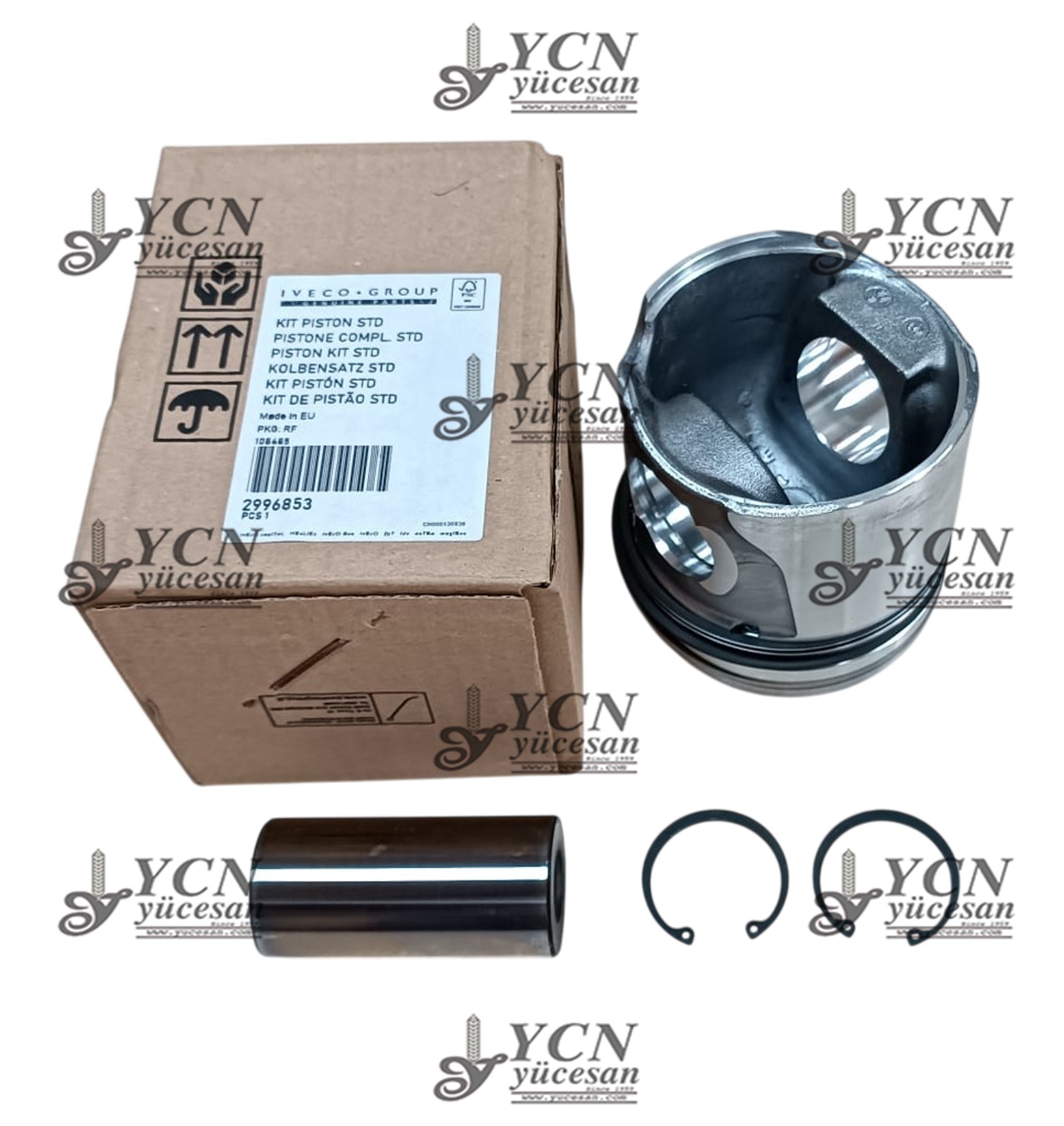 PİSTON KOMPLESİ 102 mm