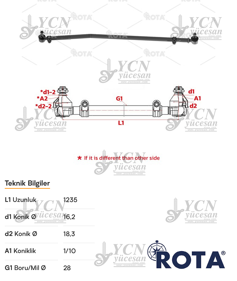 ENLEM ROT KOMPLE YM.