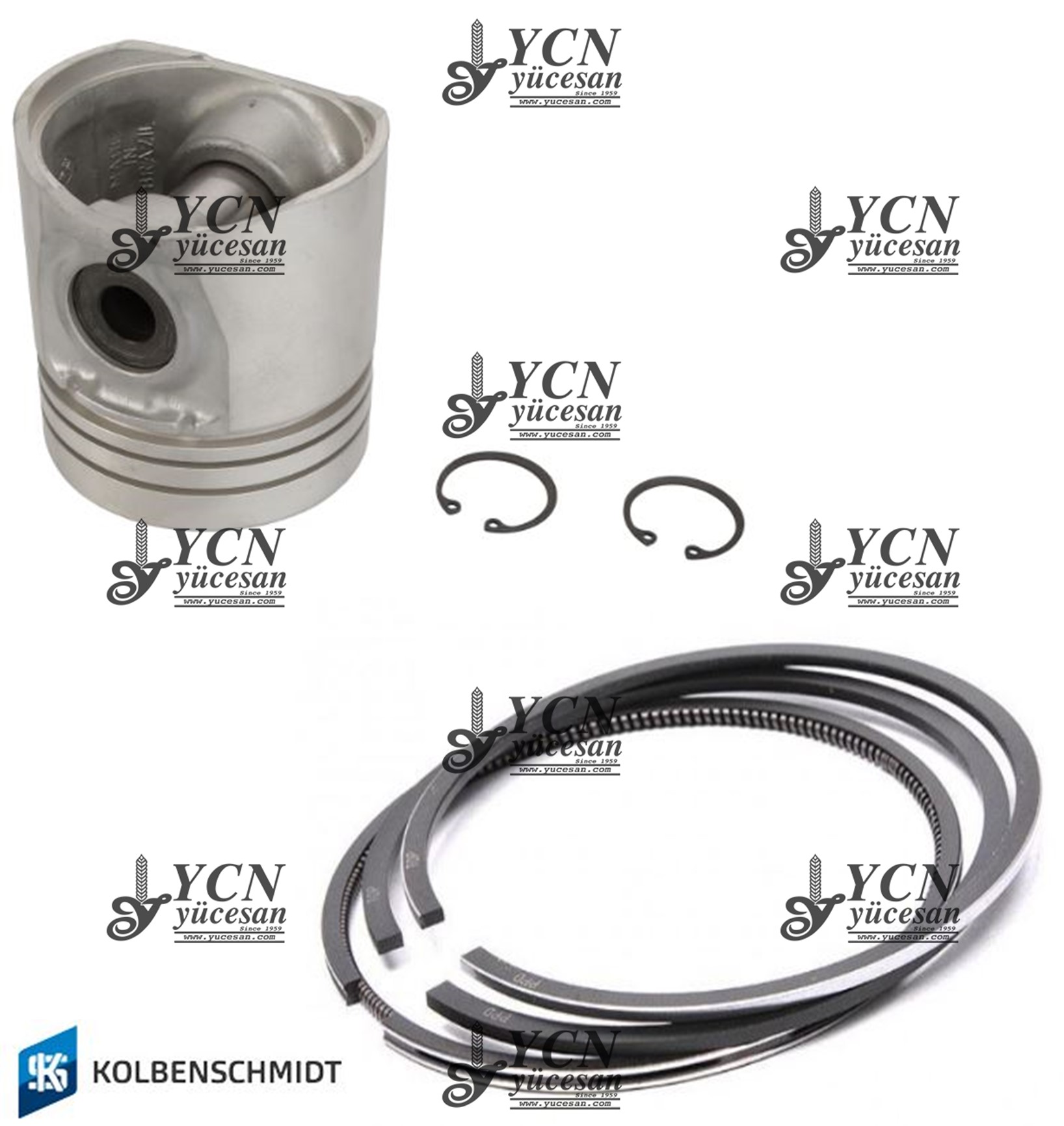 PİSTON SEKMANLI 3 KANAL Ø;95 MM