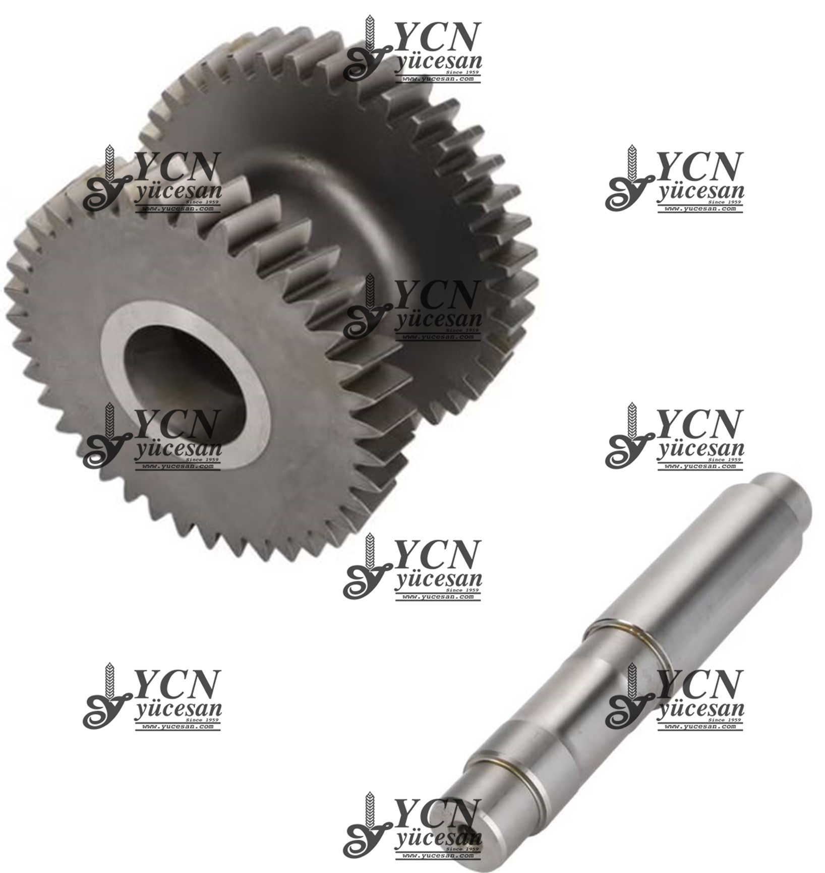TAKVİYE MAKARA DİŞLİ + PERNO z=40/38 24x24
