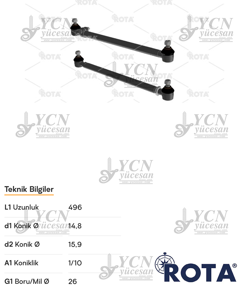 KOMPLE ROT TAKIMI (5 PARÇA)