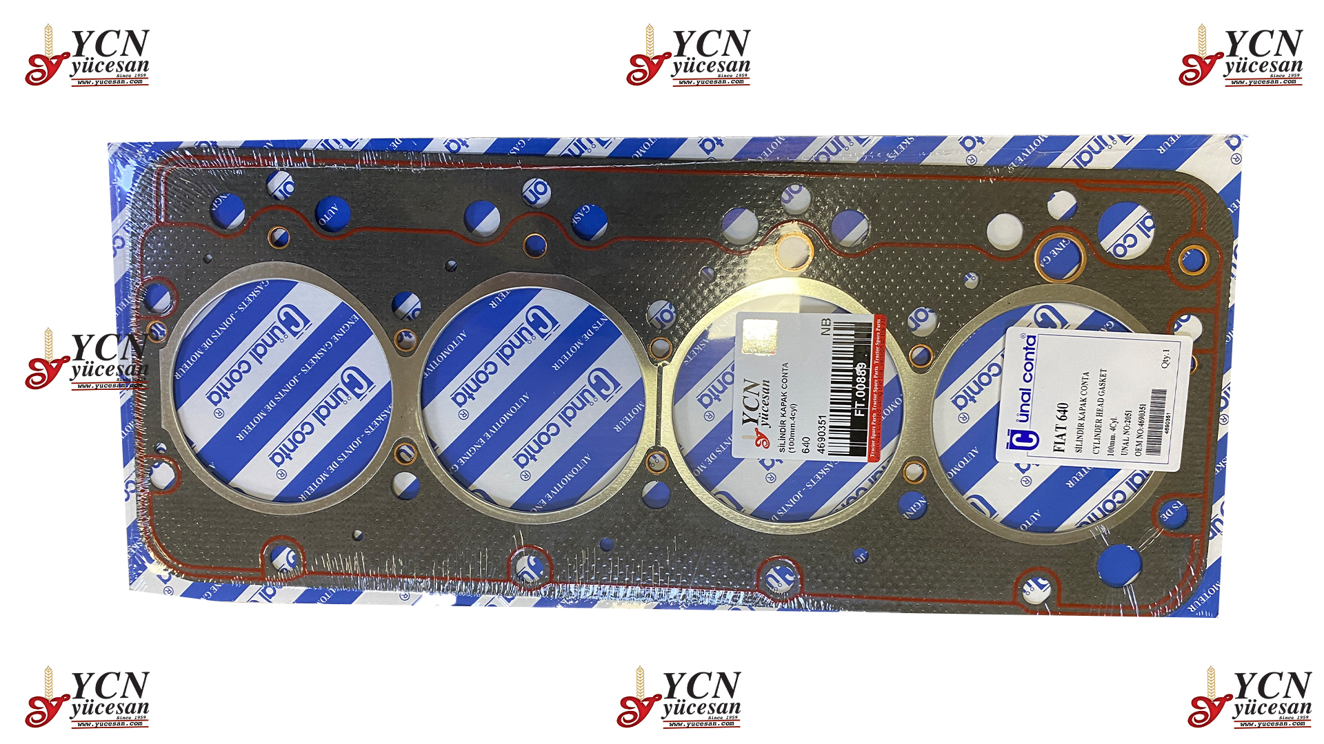 SİLİNDİR KAPAK CONTA (100mm.4cyl)