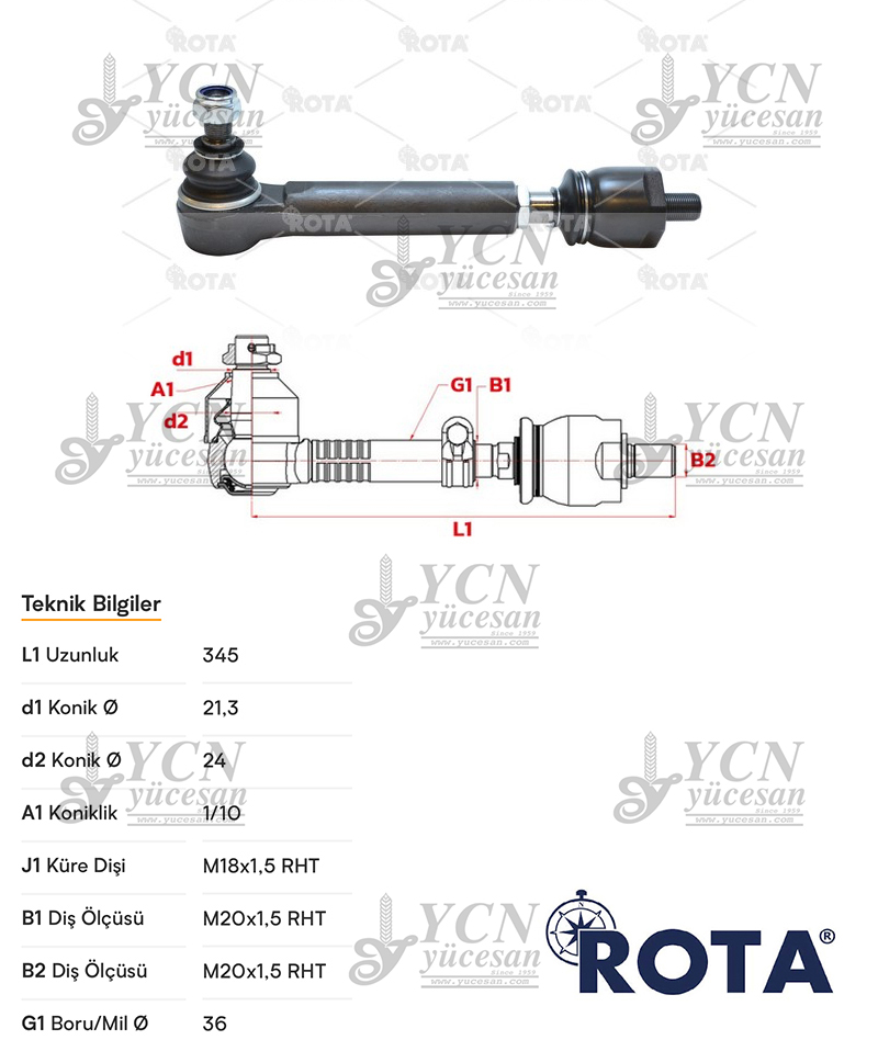 ROTBAŞI+ROTİL TAKIM (BÜYÜK)(20X20) *-