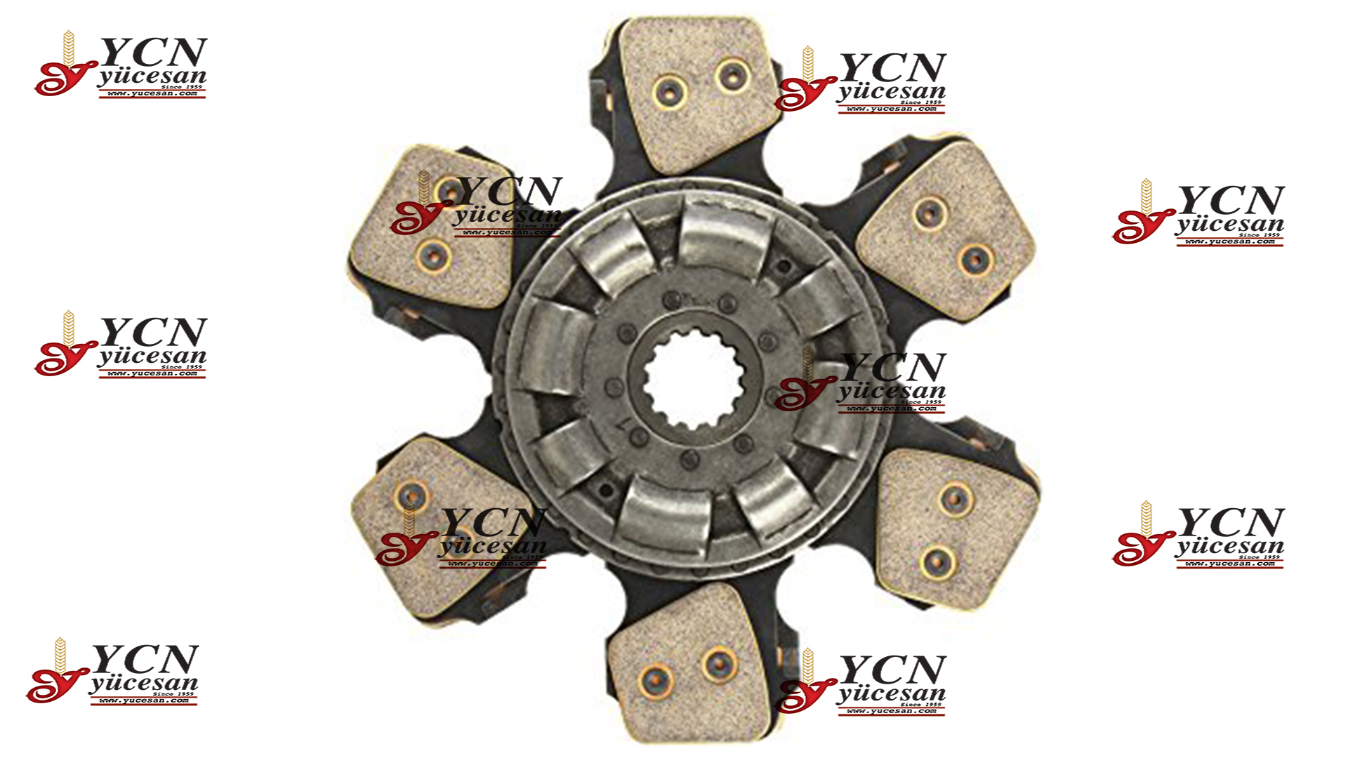 DEBRİYAJ DİSKİ (BRONZ 6 PAD) (14 DİŞ)