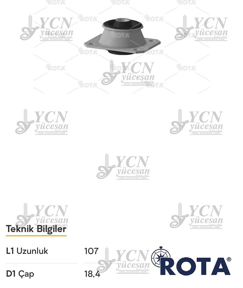 KABİN BAĞLANTI TAKOZU (4 DELİK-SACLI)