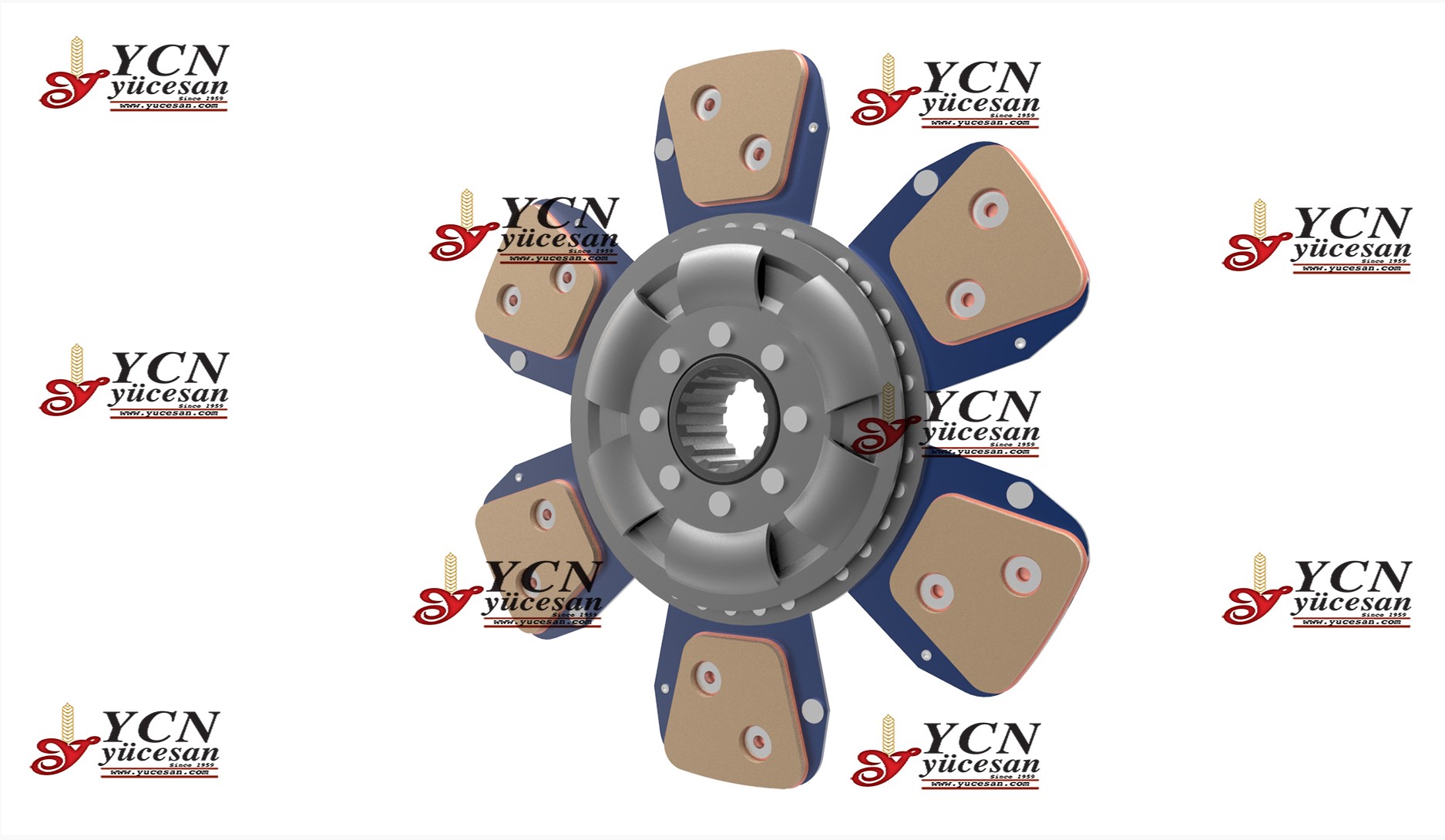 101457 / CLUTCH DISC / Bereket 60,70,80 Kısmet 55 ERKUNT
